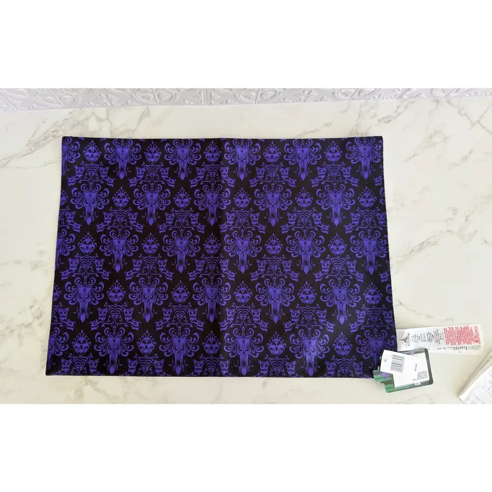 Disney Parks The Haunted Mansion Reversible Placemat Madame Leota Wallpaper NWT